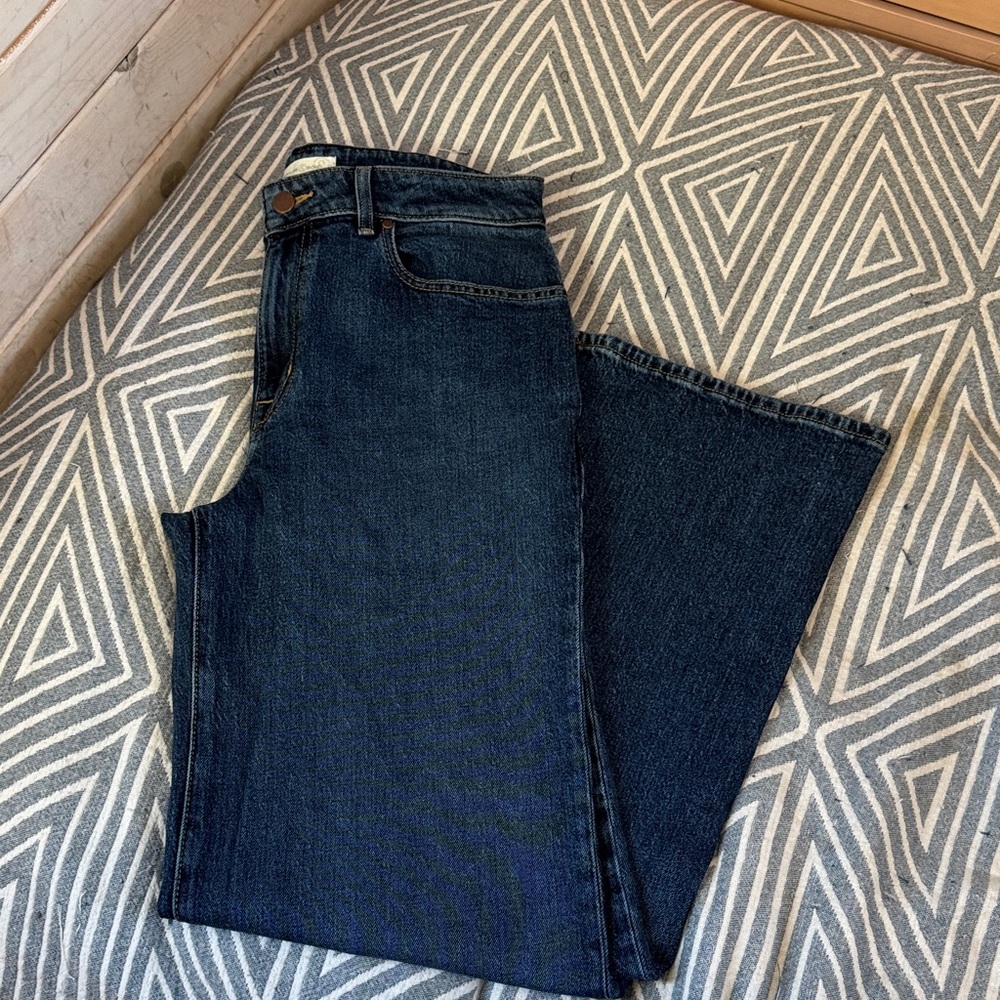 Treasure & Bond Dark Blue Straight Leg Jeans - NWOT